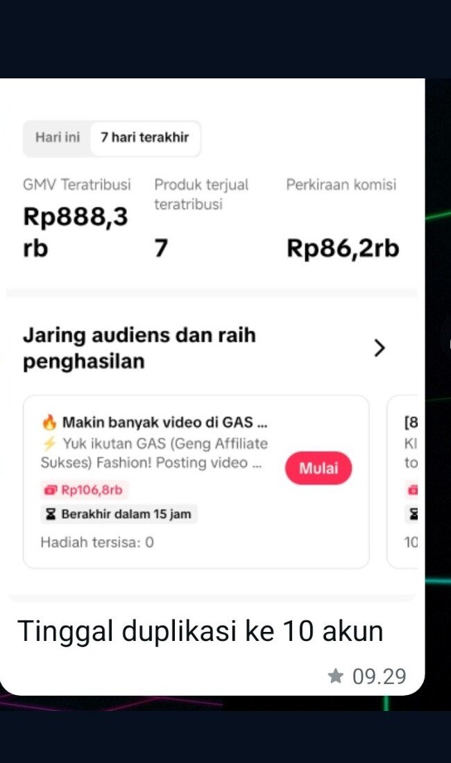 Bukti hasil member 10