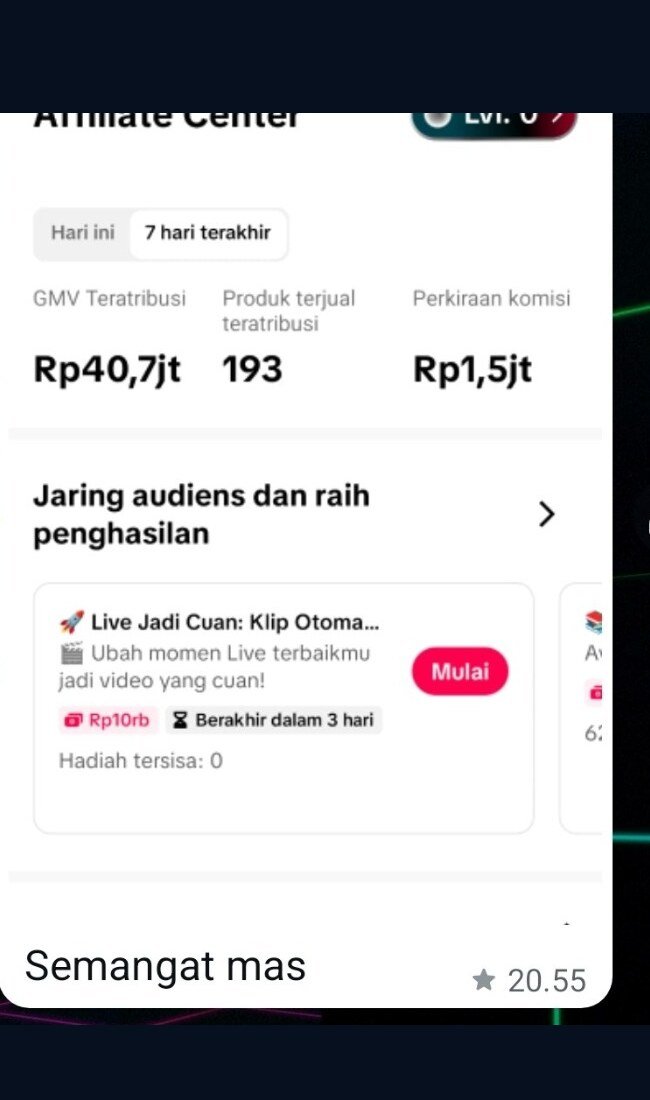 Bukti hasil member 19
